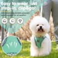 thumbnail image 2 of Dog Harness and Leash Set, No Pull Pet Harness for Small Dogs Easy Walking,Soft Breathable Small Dog Harness,Adjustable Reflective Step in Vest Harness for Puppy,Kitten, Cats, 2 of 7