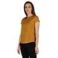 thumbnail image 3 of Inkmeso T-Shirt à Manches Courtes Uni pour Femmes Coupe Régulière Décontractée T-shirts Basiques Doux, 3 of 7