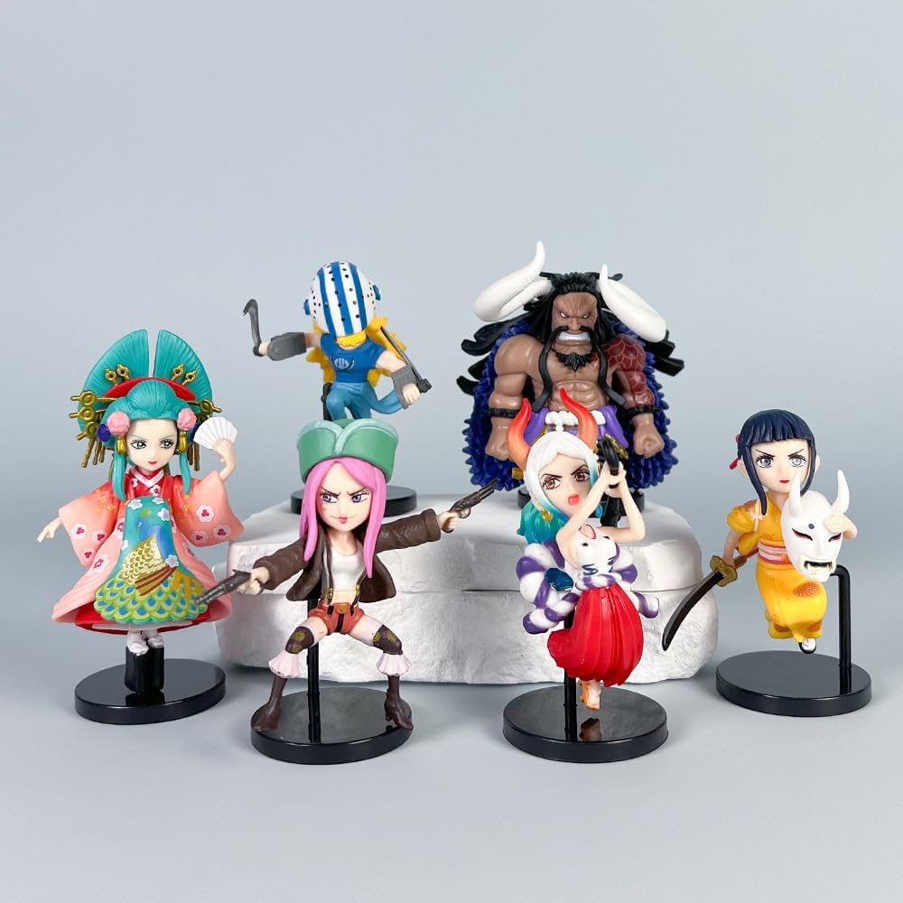 Newly Yamato Kaido Kikunojo Kozuki Hiyori Bonney Killer Figure Cute Standing Jewelry Bonney Figures Anime Figures Character Statue Collection Decoration