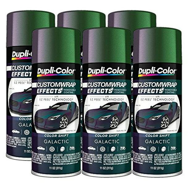 Dupli Color Galactic Custom Wrap Effects Spray Paint 11 Oz Pack Of 6 Com - Automotive Color Shift Spray Paint