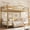 Gold, variant on Bingirl Twin Over Twin Metal Bunk Bed with Ladder and Guardrails - Heavy - Duty, 400 Lbs Capacity - No Box Spring Needed - Simple Assembly - Gold - Stylish Space - Saving Design