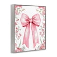 thumbnail image 3 of Stupell Industries Floral Bouquet Pink Bow Gray Framed Giclee Art, design by Creative Studio, 30 x 24, 3 of 8