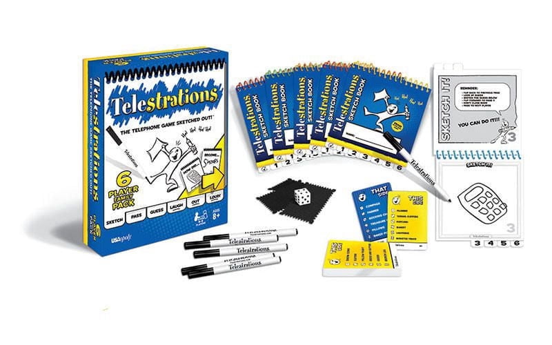 Telestrations 6 Player: The Family Pack