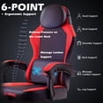 thumbnail image 2 of Waleaf Ergonomic Adult Gamer Chair, 330 lb Computer Chair, Racing Gaming Office Chair, Gamer Height Adjustable Swivel Chair with Lumbar Support and Headrest, 2 of 8
