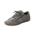 thumbnail image 2 of Willtoo Women's Retro Platform Sneakers Cute Running Shoes Rounde ToeThick Sole Casual Walking Shoes Lace Up Breathable Classic Trainers Shoes, 2 of 5