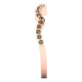 thumbnail image 4 of 0.2 ct Brilliant Round Cut Simulated Champagne 14k Rose Gold Stackable Band SZ 11, 4 of 6