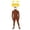 A2 Coffee, variant on Unisex Adult Full Body Open Face Zentai Bodysuit Kit Lightweight Breathable Spandex Fabric with Matching Fake Mustache Eyebrows for Halloween Cosplay Carnival Themed Fancy Dress Parties Green S