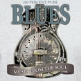 thumbnail image 3 of CafePress - Blues Music From The Soul Vintage T Shirt - Light T-Shirt - CP, 3 of 4