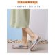 thumbnail image 2 of 2024 Nueva llegada Diapositivas casuales para mujeres - Elegantes chanclas con punta de clip de metal con suela suave 36, 2 of 5