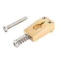 thumbnail image 4 of Musiclily Ultra 10.5mm Full Solid Brass PRS Style Tremolo Bridge Saddles for Strat Style Electric Guitar, Gold (Set of 6), 4 of 5