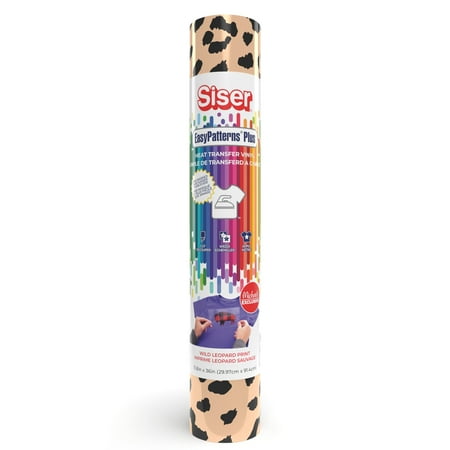 UPC: 0810078550389 | Siser EasyPatterns Plus Wild Leopard Print Heat Transfer Vinyl 36in