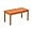 Orange, variant on Dycanpo Outdoor Coffee Table Rectangle, HDPS Patio Tables for Outside, 17.7"x 35"x17.7", Light Gray