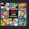 thumbnail image 3 of Mickey & Friends - Mickey And Friends Grid - Toddler And Youth Crewneck Fleece Sweatshirt, 3 of 5