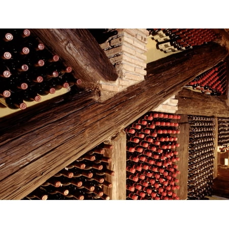 Wine Cellar Print Wall Art By John James Wood (Best Wood For Wine Cellar Walls)