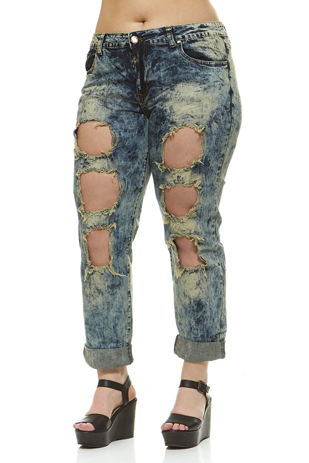 slim fit plus size jeans