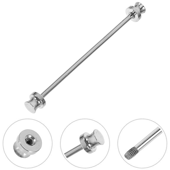 2pcs Shirt Collar Bar Tie Pins Men Suit Necktie Pins Shirt Collar Stay Bar Pins