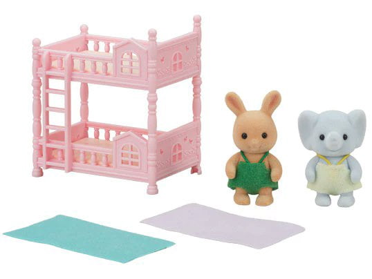 Calico Critters Sunny Rabbit Baby's Bunk Bed Set
