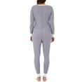 thumbnail image 4 of Fruit of the Loom Women's & Women's Plus Waffle Thermal Union Suit Pajama, 4 of 5