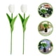 thumbnail image 2 of KAKOWELY 20 tulipanes artificiales falsos para arreglos florales, materiales para ramos de boda., 2 of 5