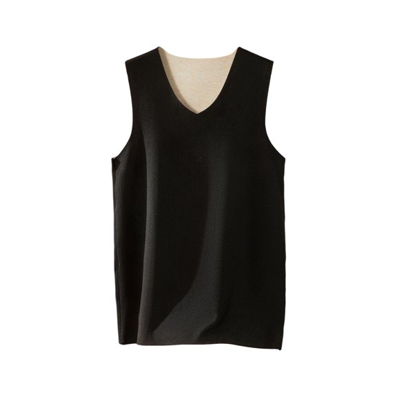 Lopecy-Sta Tank Tops for Men Solid V-Neck Sleeveless Undershirts Slim Tailored Fit Athletic Sports Casual