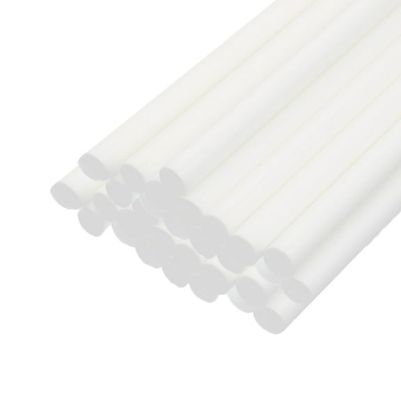 20pcs 100mmx7mm Milky White Hot Melt Glue Adhesive Stick for Heating