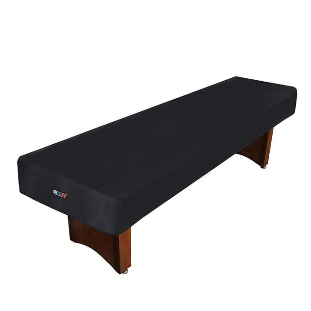 gSE 12 Housse de Table en Similicuir Robuste pour Shuffleboard Accessoires de Table (Noir)