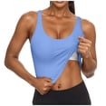 thumbnail image 2 of Weikingp Camisole Tops For Women Built In Bra Support Tank Tops For Women Tight Tank Tops For Women Women'S Tanks & Camis Shapewear Tank Tops For Women Blue L, 2 of 6