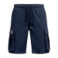 thumbnail image 4 of Casual Lightweight Solid Blend Shorts For With Relaxed Fit And Practical Pockets Breathable Everyday Wear, 4 of 4