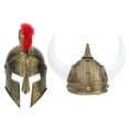 thumbnail image 1 of 2 cascos vikingos, disfraz de caballero, casco medieval para carnaval y cosplay, 1 of 7