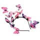 thumbnail image 1 of Banda para el cabello de Crown Diadema de de mariposa Accesorios de fotografía de de aro de cabellero de mariposa 3D, moda y elegante , , tal se describe Rosado Magideal Banda para el cabello de Crown, 1 of 7