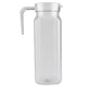 thumbnail image 1 of Botella de Jugo Vhermosa Transparente 1100 ml con Diseño de Rayas y Tapa, 1 of 8