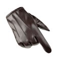 thumbnail image 4 of Guantes de cuero para hombre, de invierno, cálidos, con forro polar, para pantalla táctil, de imitación de piel de oveja, para conducir, a prueba de viento, finos, para motocicleta, 4 of 4
