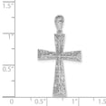 thumbnail image 4 of Sterling Silver Rhodium-plated Cross Pendant QC9376, 4 of 4