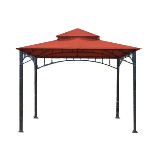 Garden Winds Madaga Gazebo Replacement Canopy Top, Terra Cotta, RipLock