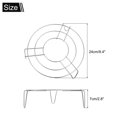 thumbnail image 2 of Unique Bargains 3pcs Round Cooking Rack 9.4" Dia Stainless Steel 2.8" Tall for Cooking, Silver, 2 of 6
