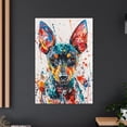 thumbnail image 4 of Miniature Pinscher Dog Poster Wall Art for Bedroom Living Room Funny Graffiti Dog Picture Cool Dog Decor Wall Art, 4 of 6