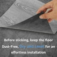 thumbnail image 4 of 40 Sheet Vinyl Flooring 12 x 12 Peel and Stick Floor Tile Waterproof Clearance Vinyl Floor Tiles Wood Grey Self Adhesive Floor Tiles Sticky Laminate Flooring for Bathroom Kitchen Basement RV, 4 of 7