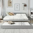 thumbnail image 4 of Tcbosik Twin Or Double Twin Daybed With Trundle,Gray, 4 of 9