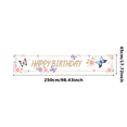 thumbnail image 3 of Elegant Birthday Banner for Floral Butterfly Celebration Baby Shower Party Backdrop Kids Birthday, 3 of 8