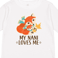 thumbnail image 4 of Inktastic My Nani Loves Me Cute Fox Boys or Girls Long Sleeve Toddler T-Shirt, 4 of 5