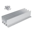 thumbnail image 1 of 4 Pieces Straight Rain Diverter Roofing Gutter Guards Water Guard Gutter, 1 of 7