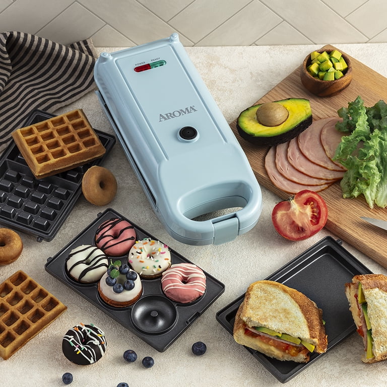 Flip Waffle and Donut Maker with Interchangeable Plates photo 7