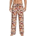 thumbnail image 1 of Balery Maneki-Neko Cats Pantalones de pijama para hombre, pijama ultraligero, pantalón de descanso-3X-Large, 1 of 6