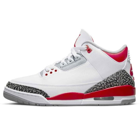 Air Jordan 3 Retro OG DN3707-160 Men's White/Fire Red/Black Sneaker Shoes NX544 (10)