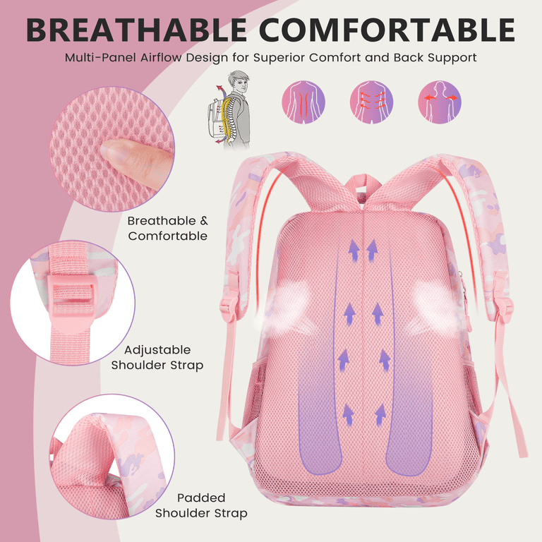 Cshidworld Pink Backpack for Work, College, and Travel  display picture 3