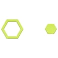 thumbnail image 1 of Pompotops Gorgeous Hexagons Quilt Sewing Template Clearance, 1 of 3