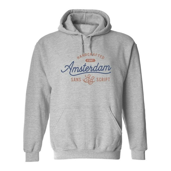 Handcrafted Amsterdam Hoodie Men -Image by Shutterstock, Male Medium
