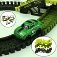 thumbnail image 3 of Pista de carreras de dinosaurios flexible, juego de bricolaje para niños pequeños en Navidad 166 piezas, 3 of 9