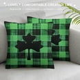 thumbnail image 3 of Nawypu  St Patricks Day Pillow Covers Gnomes Green Clovers Pillowcases Cushion Case Bed Throw Pillows Throw Pillow Pillow Covers for Couch Sofa Bedroom Car Living Room, 3 of 5