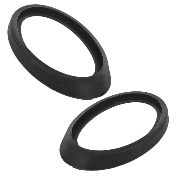 WORGEOUS  2 Pcs Rubber Sealing Ring Assembly Antenna Base Gasket Instant Travel Black